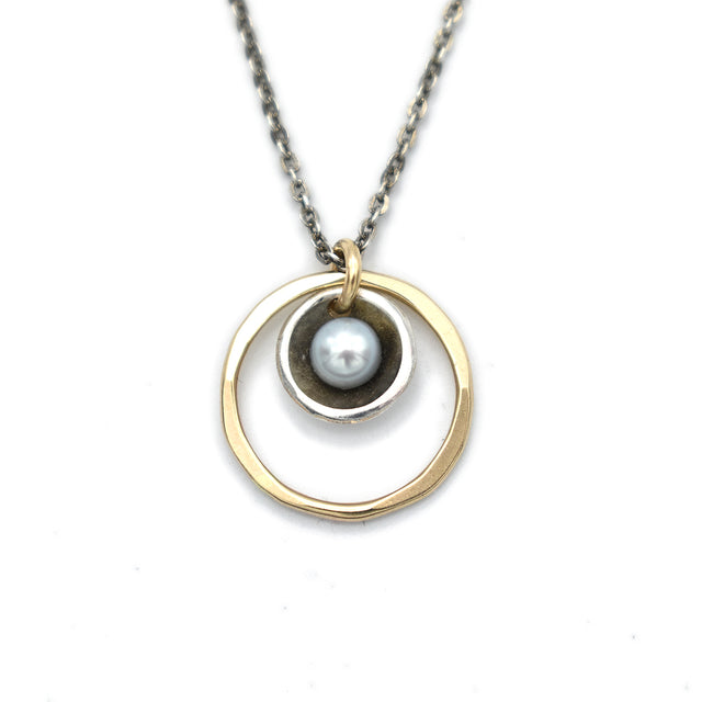 Shadow Pearl Necklace