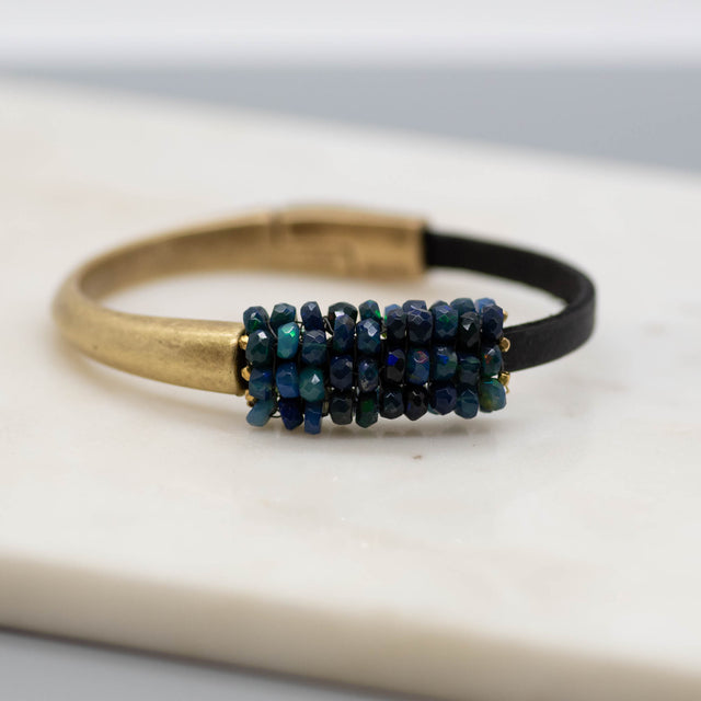 Small Black Opal Bracelet