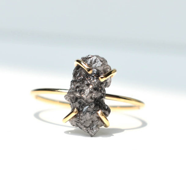 Raw Diamond Ring