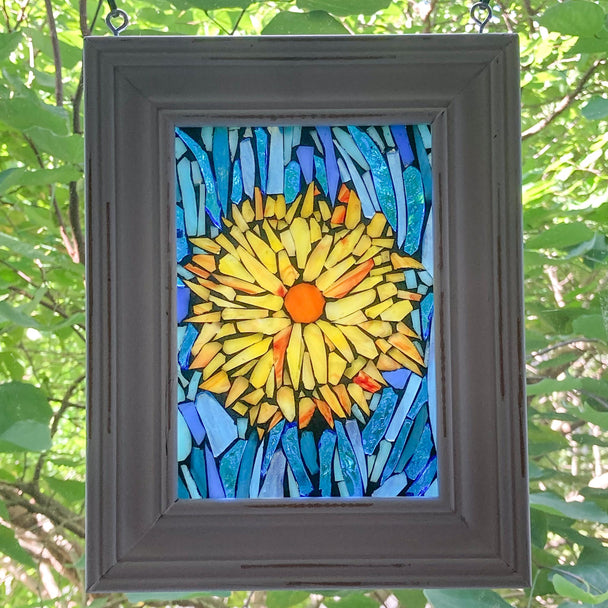 Small Sunflower Window Hanging