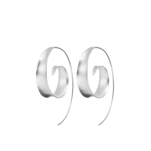Hoop Swirl Earrings