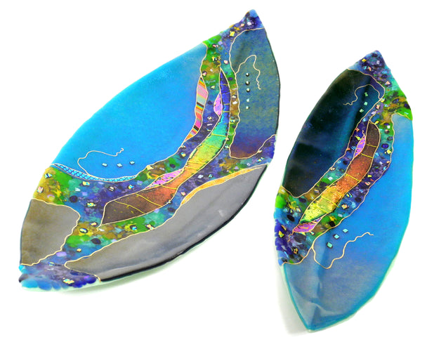 Small Leaf Bowl Turquoise