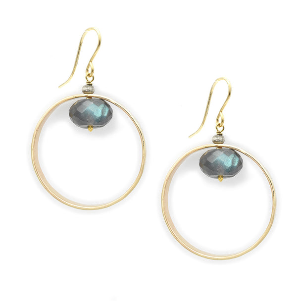 Labradorite Earrings
