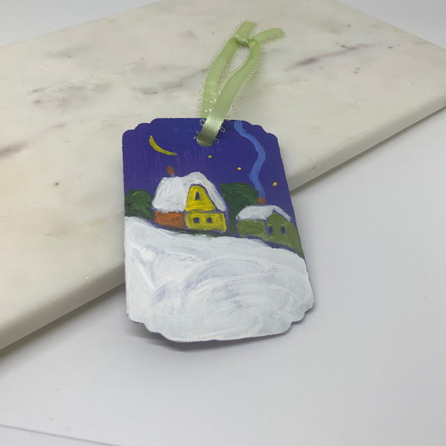 Moon Village Ornament