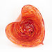 Hot Mix Glass Heart Bowl