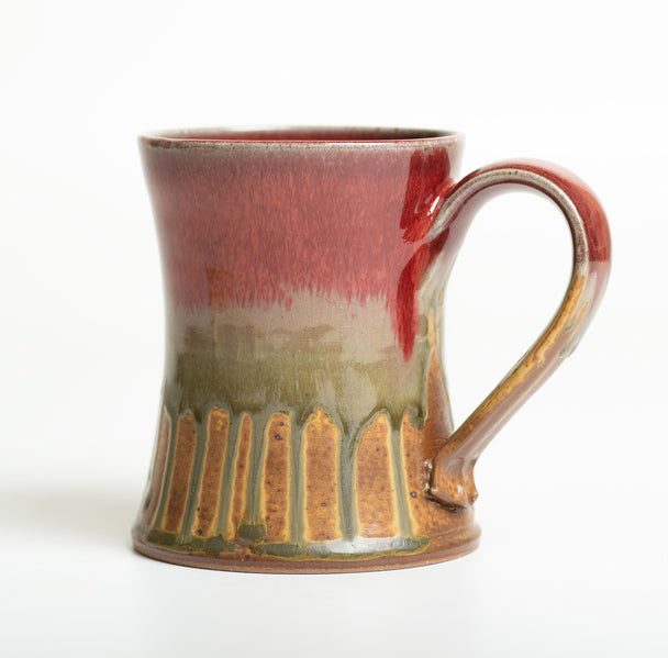 Mug - Peacock Red