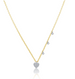 Dainty Diamond Heart Necklace