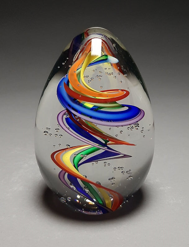 5" Tall Egg Never Ending Rainbow