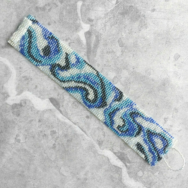 Empress Peyote Stitch Beaded Bracelet