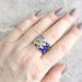 Bohemian Peyote Stitch Beaded Ring 9