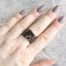 Maven Peyote Stich Beaded Ring 7