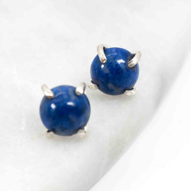 Lapis Post Earrings