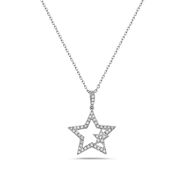 Diamond Star Necklace
