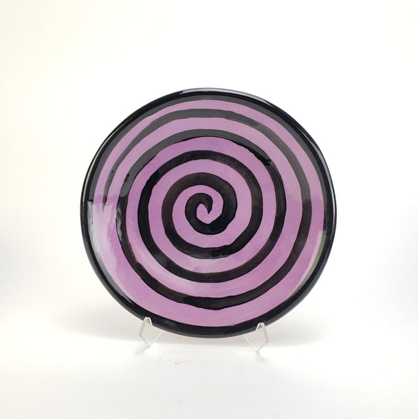 Confetti Salad Plate Purple