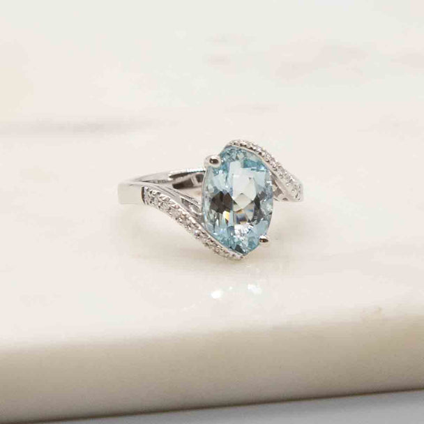 Aquamarine Ring