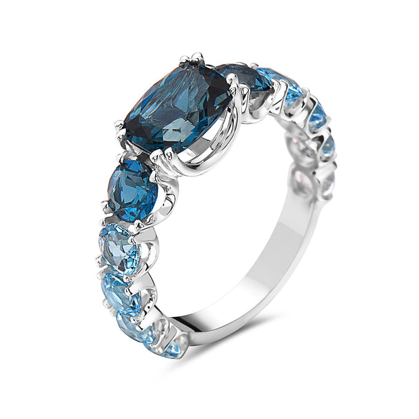 Blue Topaz Ring