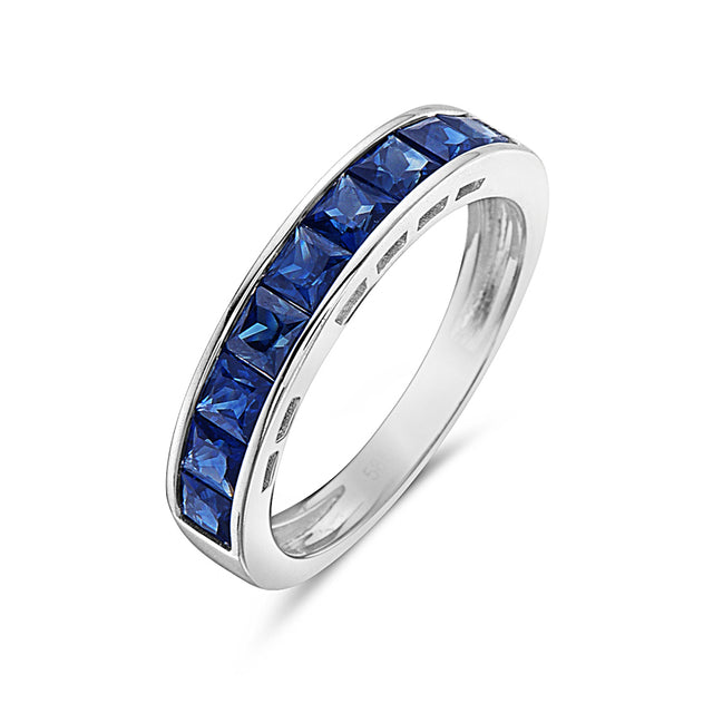 Princess Cut Sapphire Ring