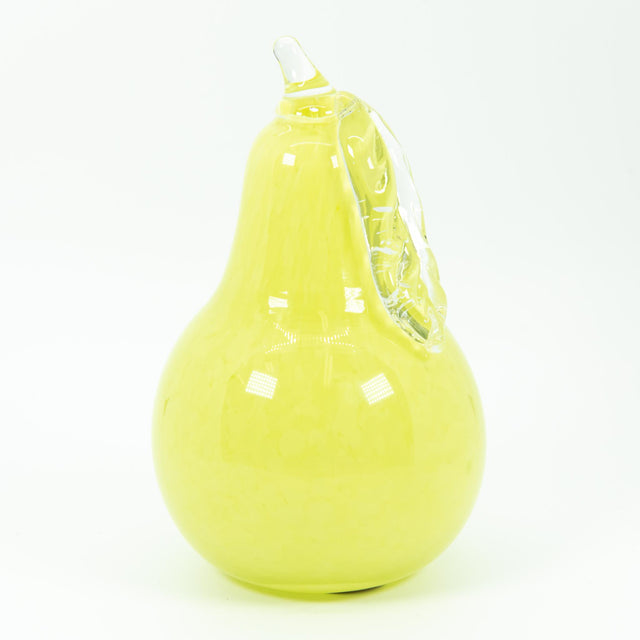 Glass Green Pear