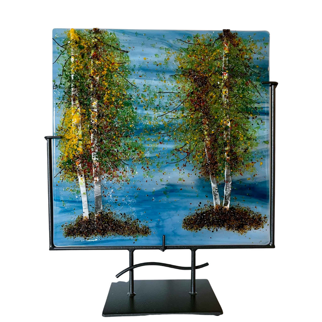 Four Wispy Birches
