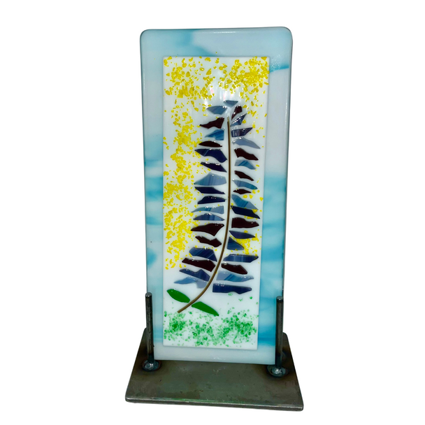 Purple Lupine On Blue