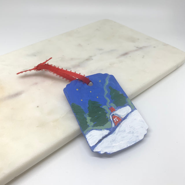 Smokey Winter Ornament