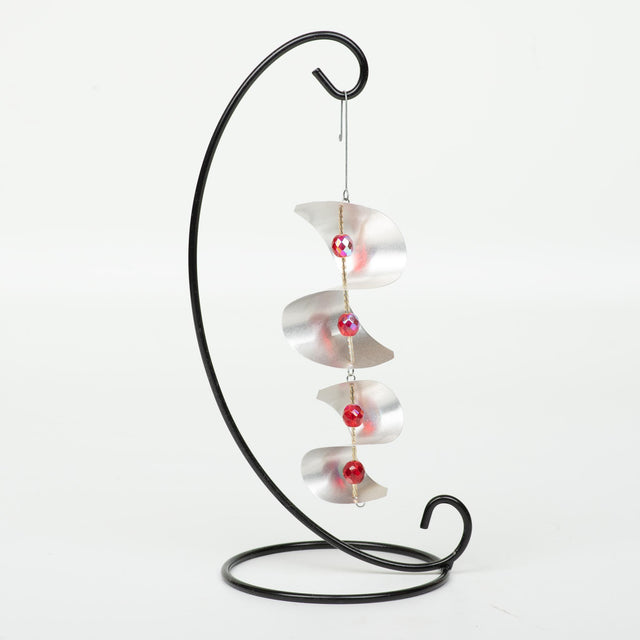 Red Twin Twist Ornament
