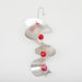 Red Twin Twist Ornament
