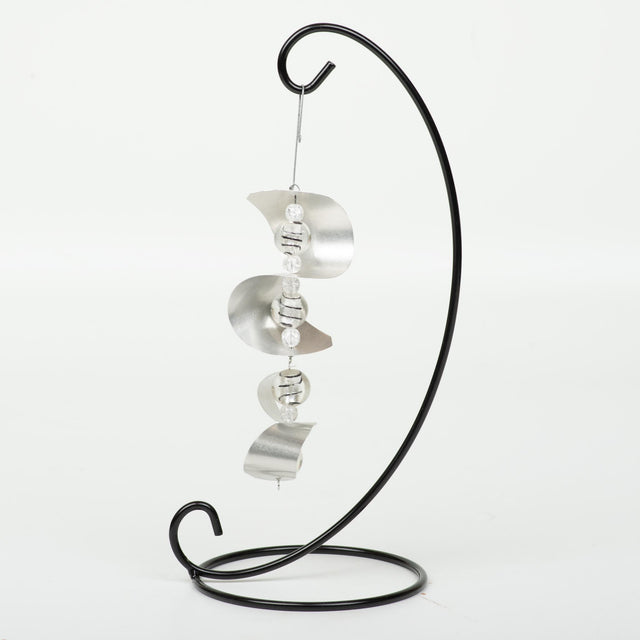 Clear Twin Twist Ornament