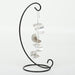 Clear Twin Twist Ornament