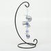 Blue Twin Twist Ornament