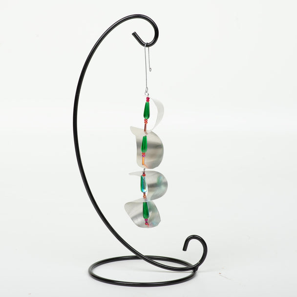 Green Twin Twist Ornaments
