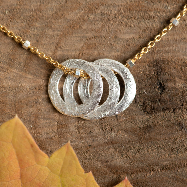 Mini Triple Circle Necklace