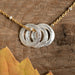 Mini Triple Circle Necklace