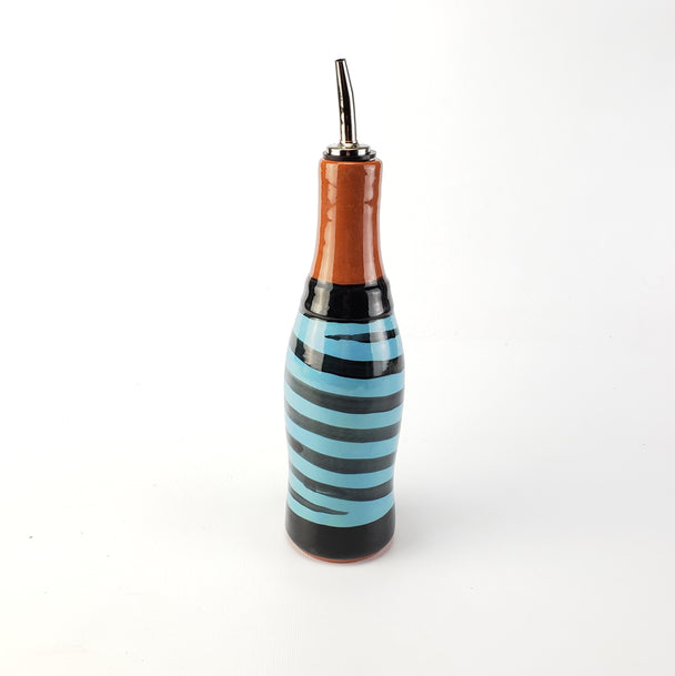 Confetti Olive Oil Bottle Teal