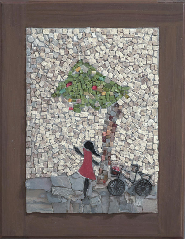 Under the Apple Tree by Sarka Evans, Mosaic, Plum Bottom Gallery