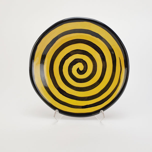 Confetti Salad Plate Yellow
