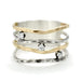Cubic Zirconia Hammered Ring