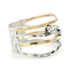 Cubic Zirconia Hammered Ring