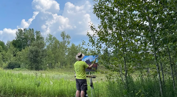 Experience Live Plein Air Painting in Door County at Plum Bottom Gallery’s Annual Event