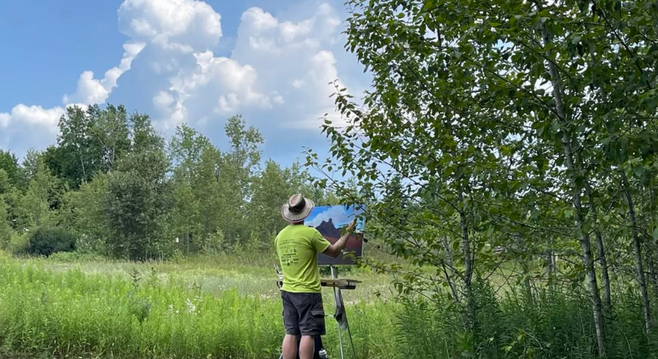 Experience Live Plein Air Painting in Door County at Plum Bottom Gallery’s Annual Event