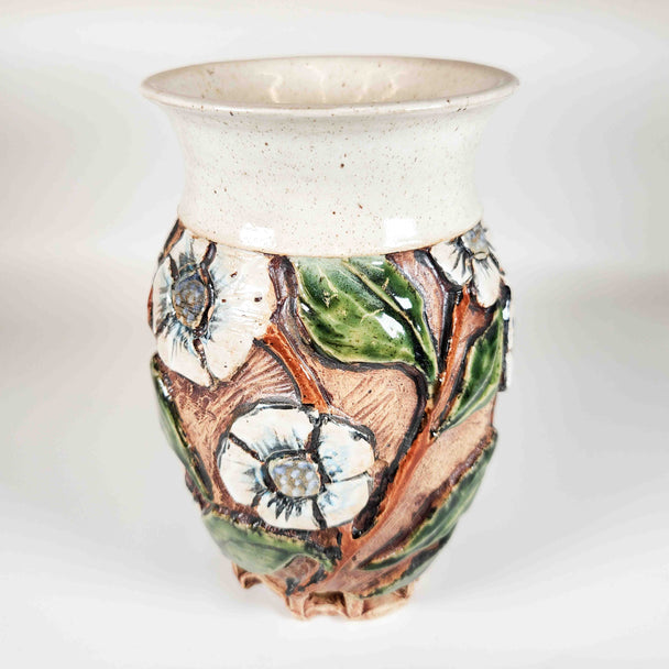 Carved Flower Vase