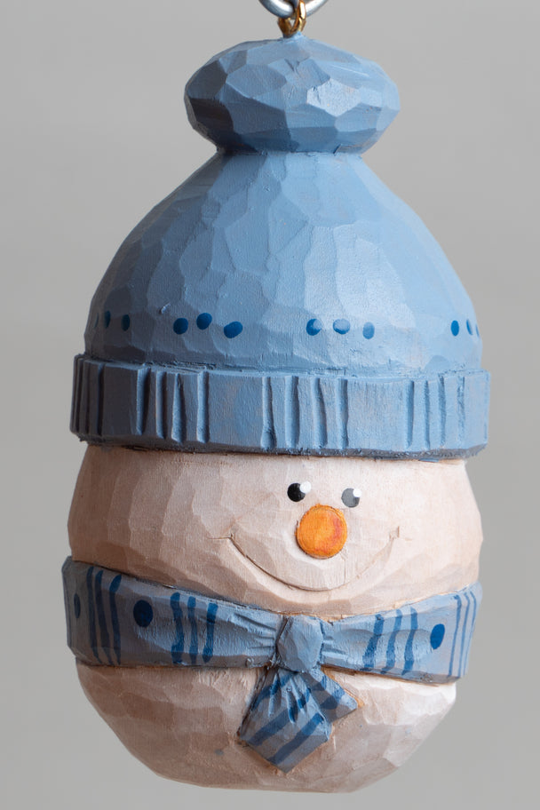 Snowman w/ Scarf Ornament
