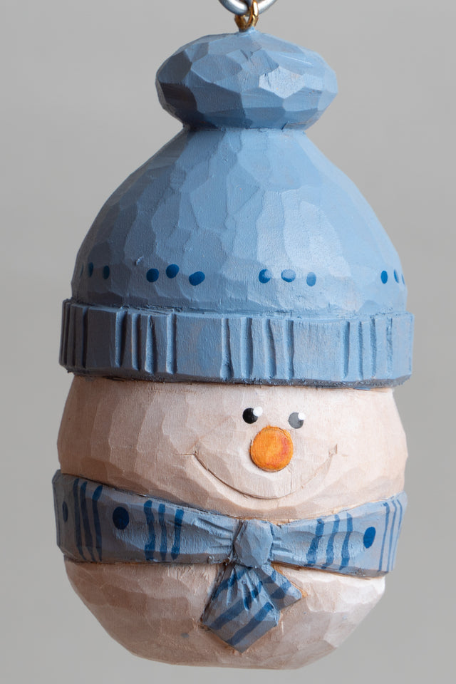 Snowman w/ Scarf Ornament
