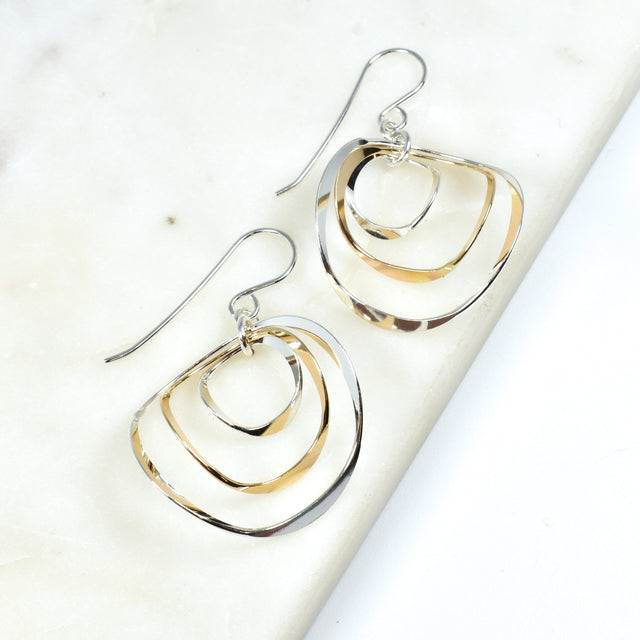 Mixed Metal Earring