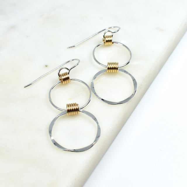Mixed Metal Earrings