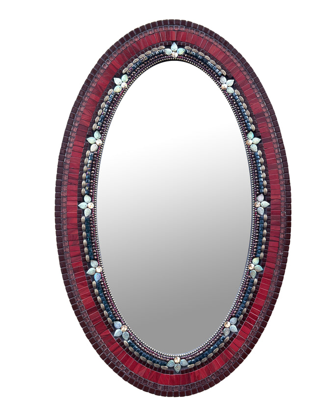 Sangria Oval Mirror