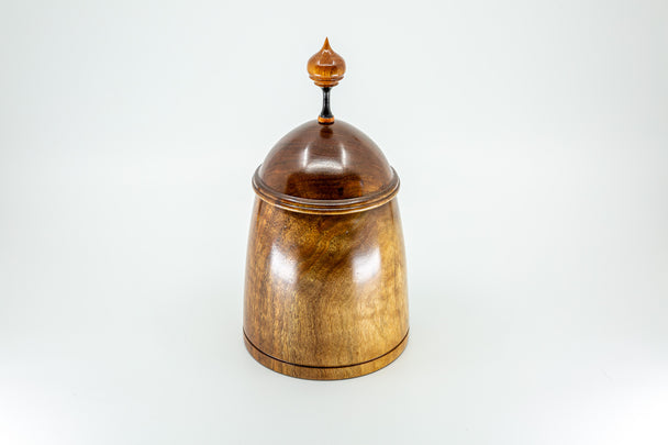 Walnut and Buckthorn Vessel with Lid