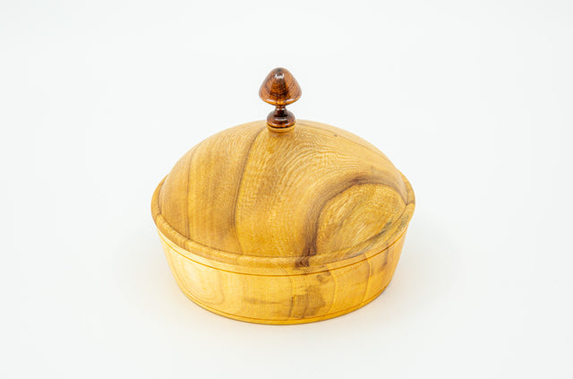 American Elm Vessel with Lid