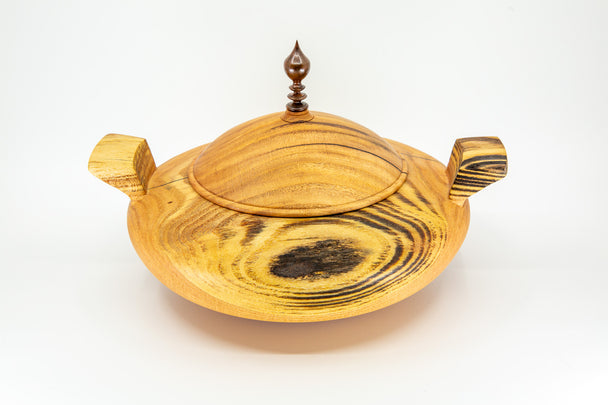 Honey Locust Vessel with Lid