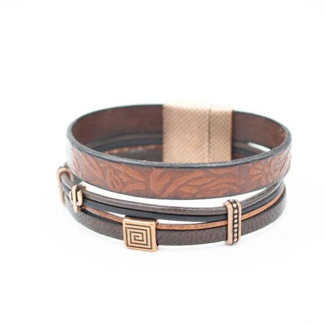 Copper and Brown Sonoran Bracelet